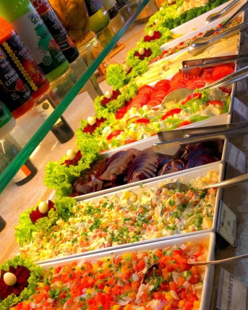 Fachada da Churrascaria Fogo Nobre